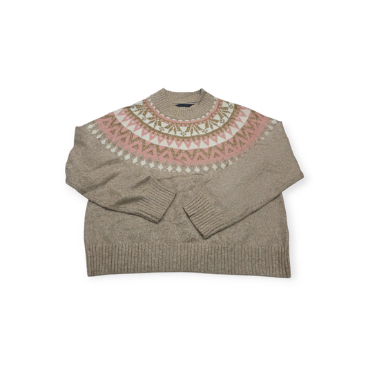 Sueter Tommy Hilfiger Mediana M Cafe Con Rosa