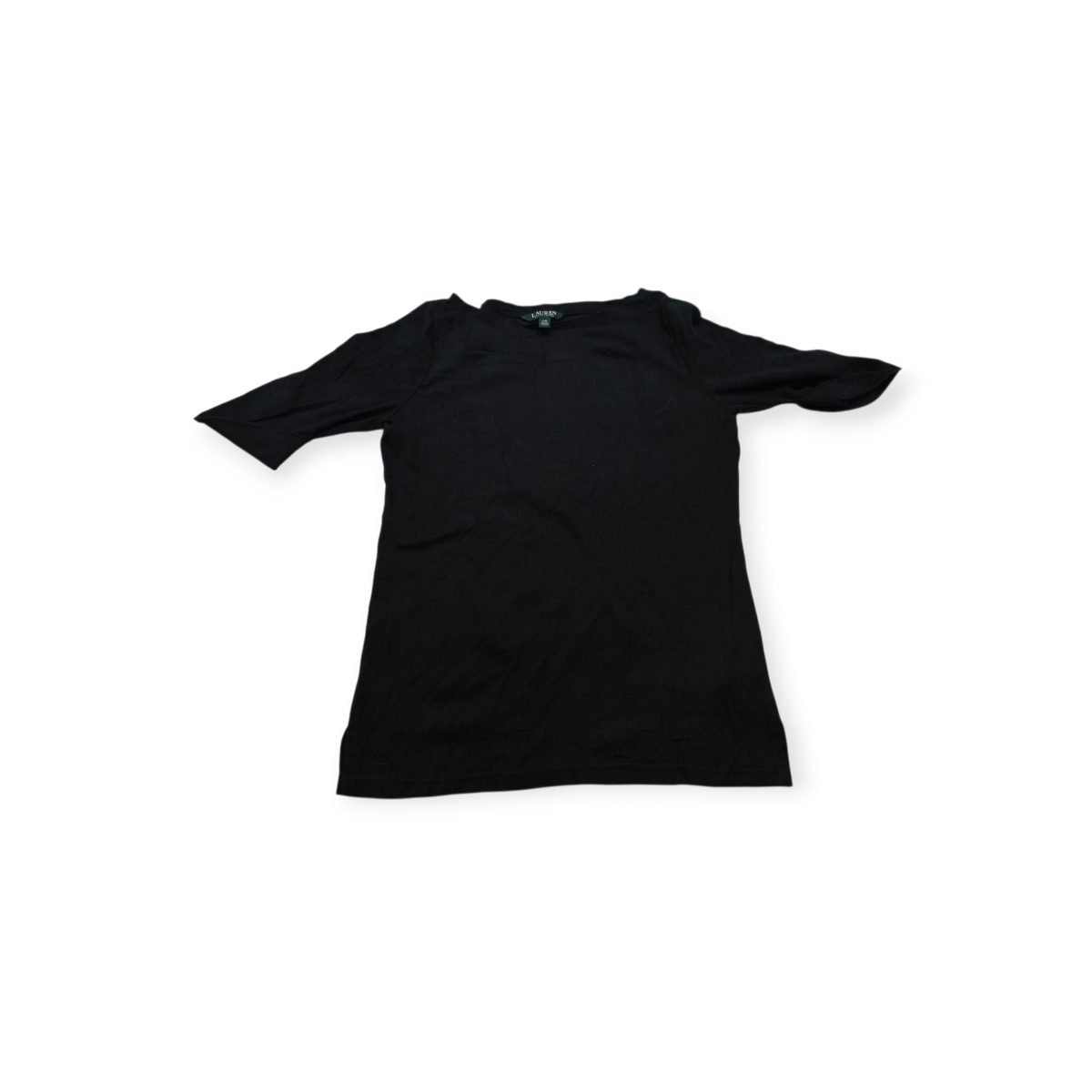 Playera Ralph Lauren Grande L Negra Manga Corta