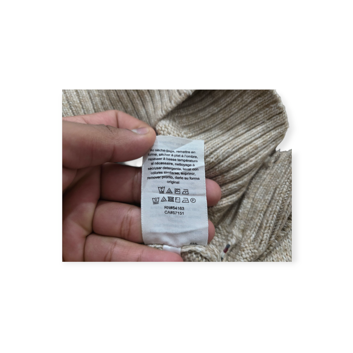 Sueter Tommy Hilfiger Mediana M Cafe Con Rosa