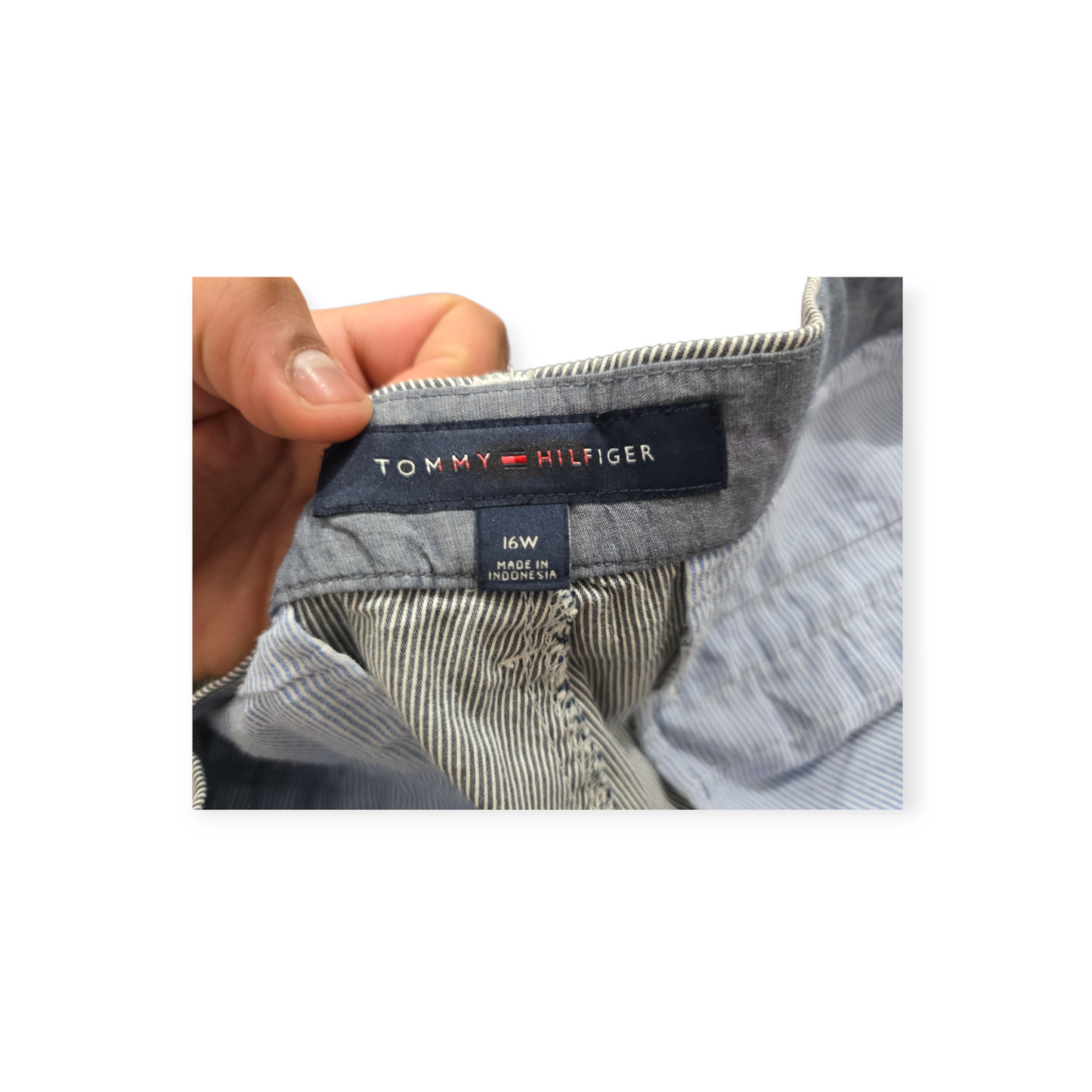 Bermuda Tommy Hilfiger Talla 16 Rayado