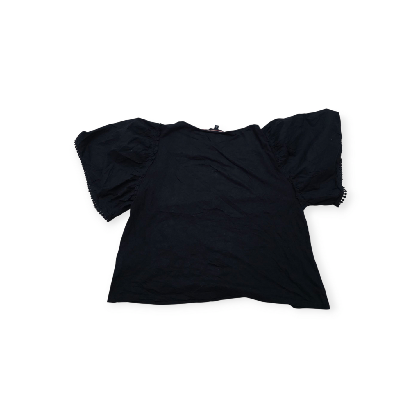 Blusa Tommy Hilfiger Xgrande Xl Azul Marino Manga Amplia