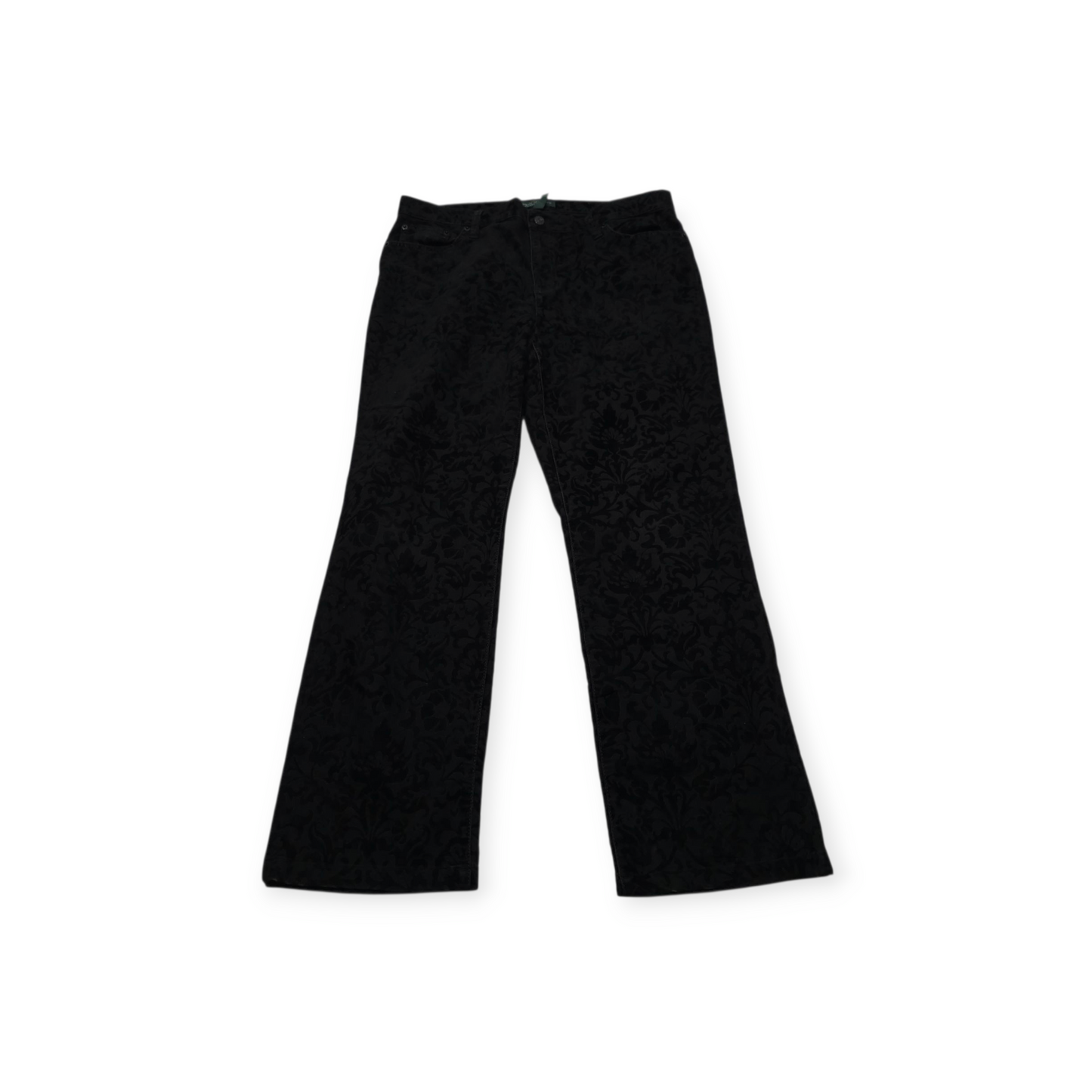 Pantalon Ralph Lauren De Terciopelo Grande L Color Negro