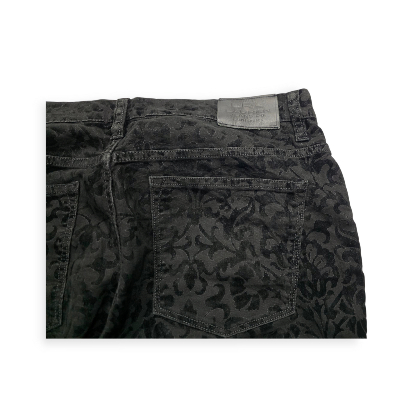 Pantalon Ralph Lauren De Terciopelo Grande L Color Negro