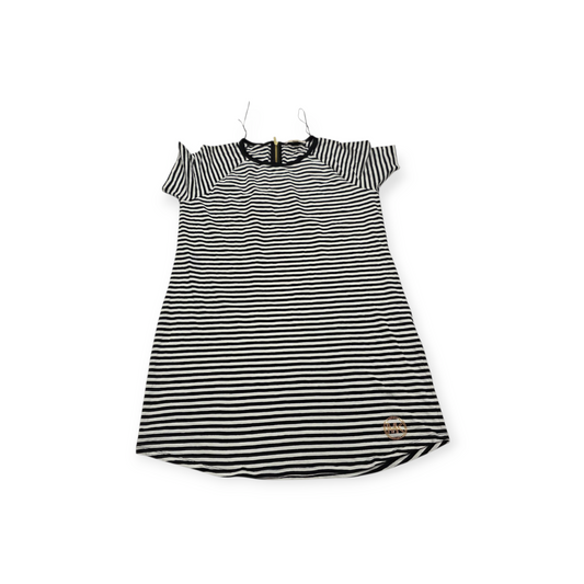 Vestido Michael Kors Grande L Manga Corta Rayada