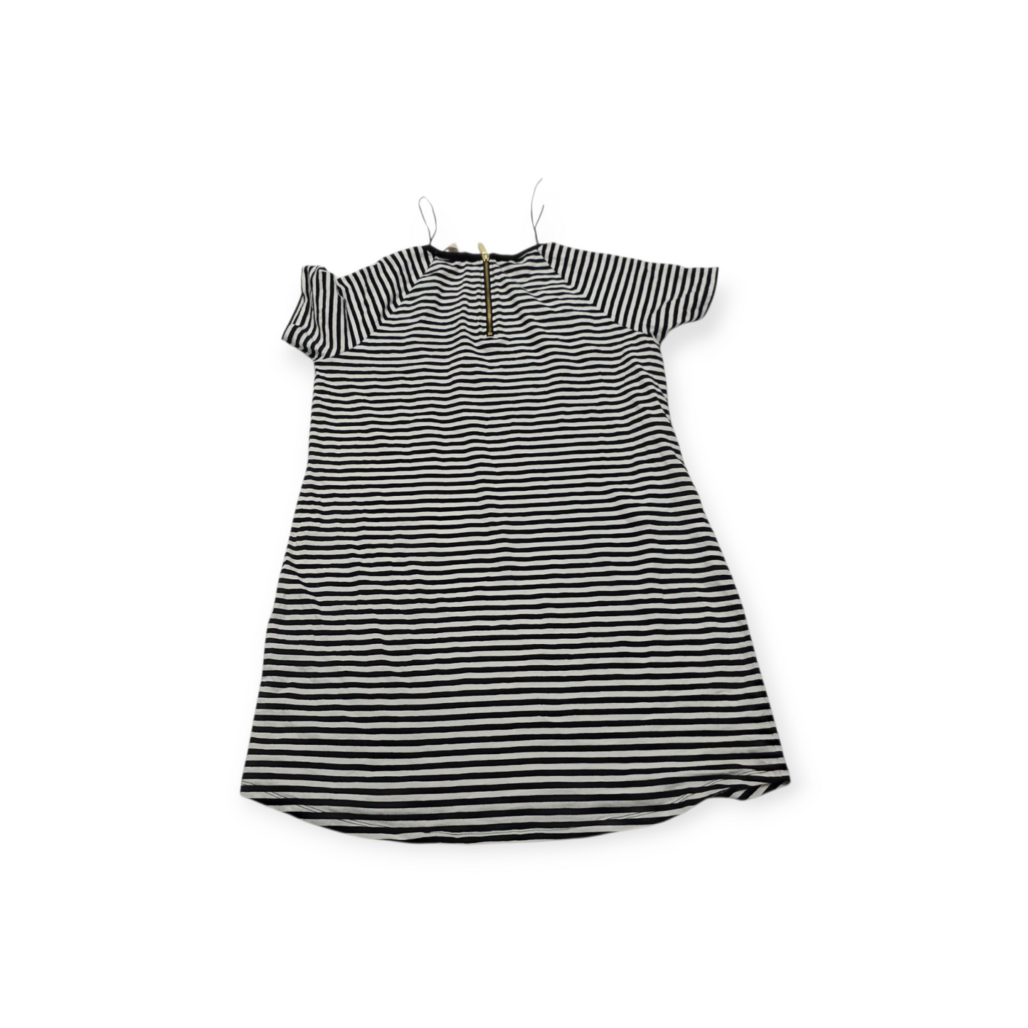 Vestido Michael Kors Grande L Manga Corta Rayada