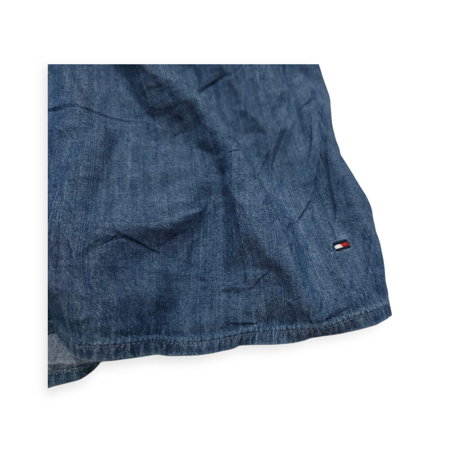 Blusa Tommy Hilfiger Grande L Sin Mangas De Mezclilla
