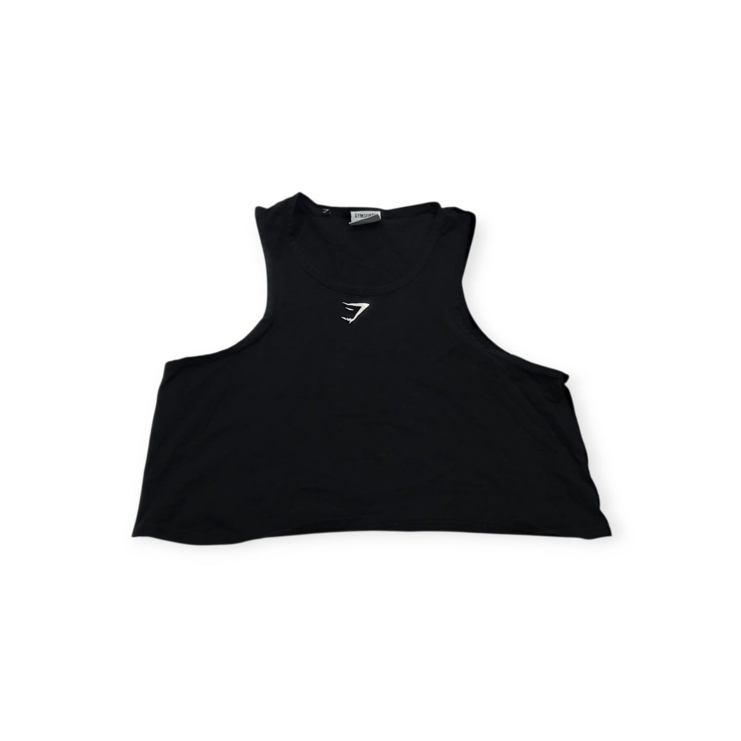 Playera Corta Gymshark Grande L Color Negro Sin Mangas