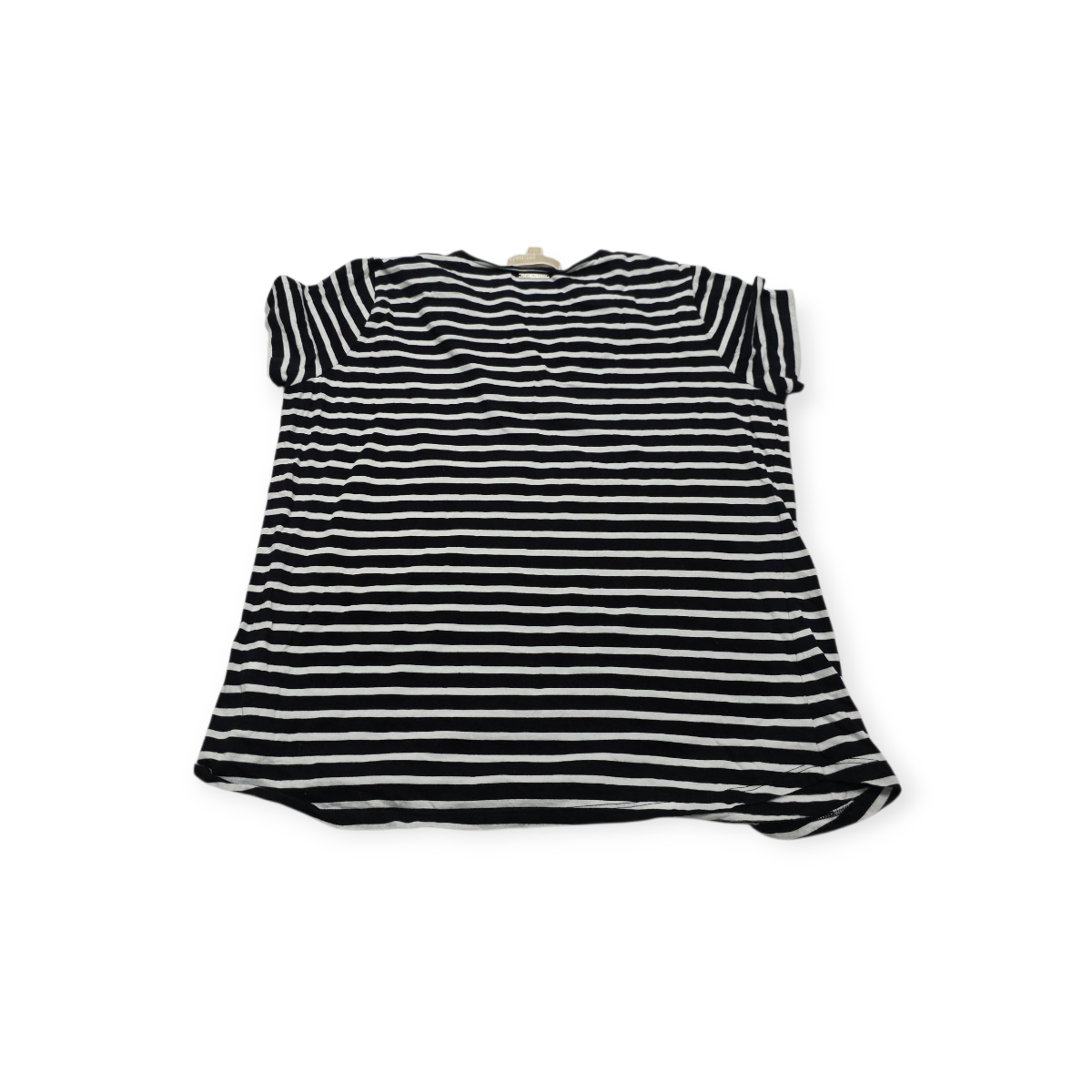 Playera Michael Kors Grande L Negra/blanco Rayada