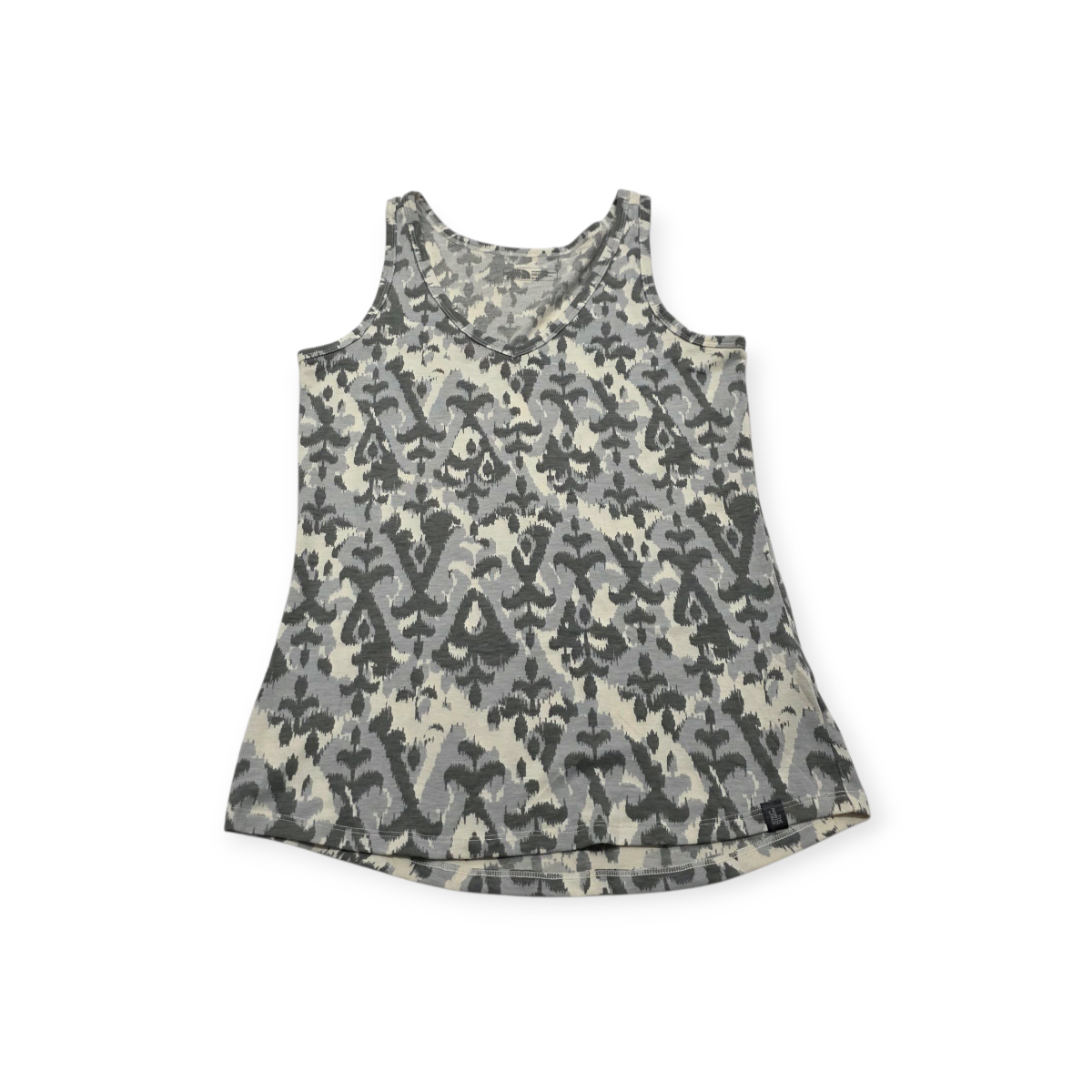 Playera The North Face Mediana M Gris Con Figuras