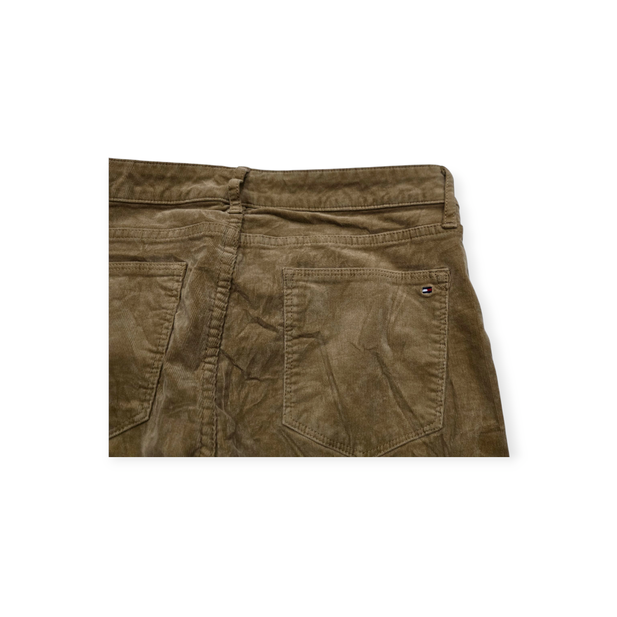 Pantalon Tommy Hilfiger Talla 10 De Pana Color Cafe