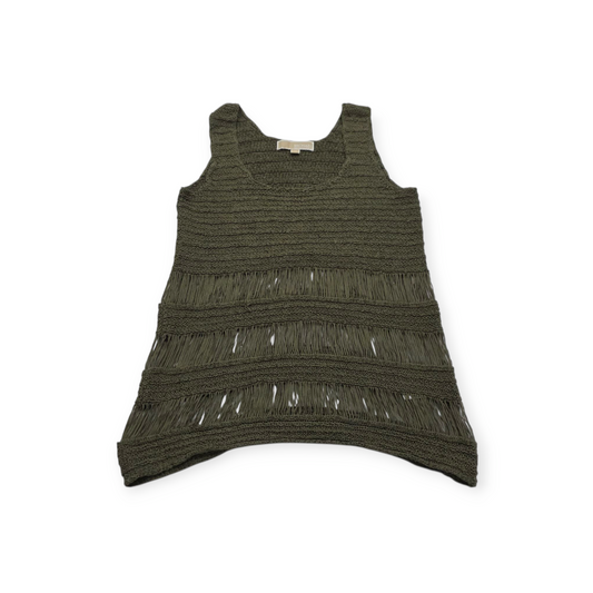 Blusa Michael Kors Mediana M Color Verde Sin Mangas