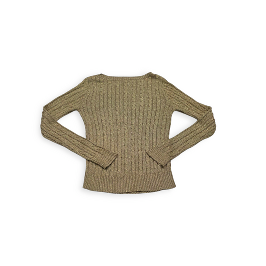 Sueter Ralph Lauren De Seda Dorado Chico Petite