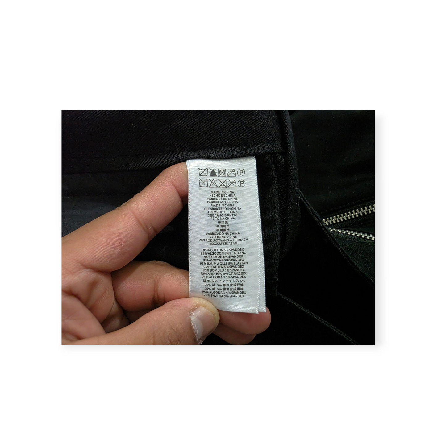 Pantalon Michael Kors Talla 4 Negro Con Cierres Plateados