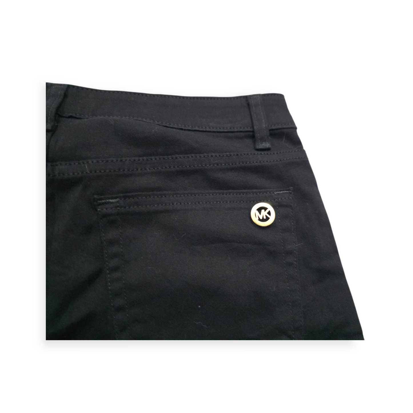 Pantalon Michael Kors Izzy Skiny Color Negro Talla 8