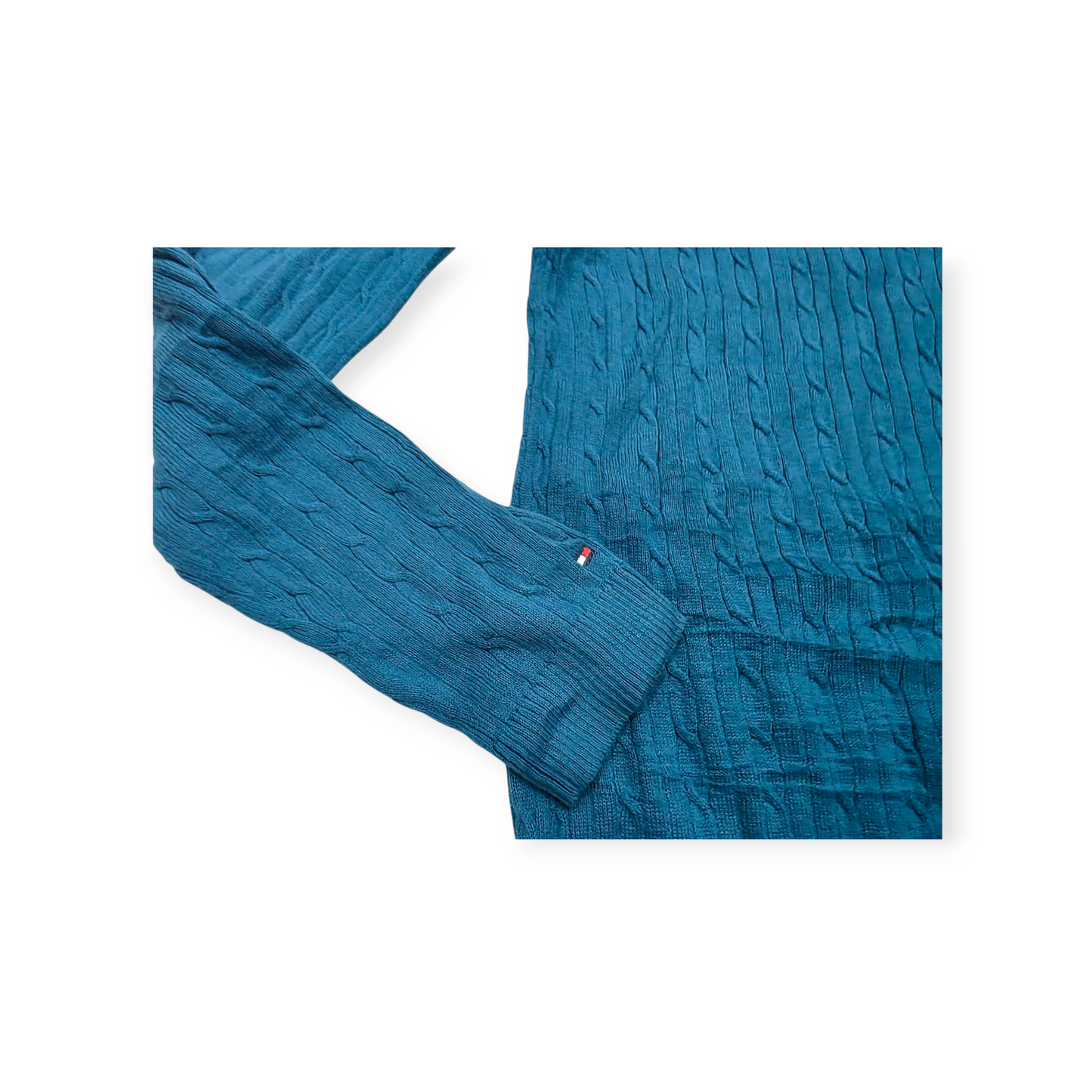 Sueter Tommy Hilfiger Grande L Azul Petróleo