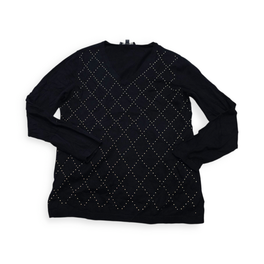 Sueter Tommy Hilfiger Grande L Azul Marino Con Estoperoles
