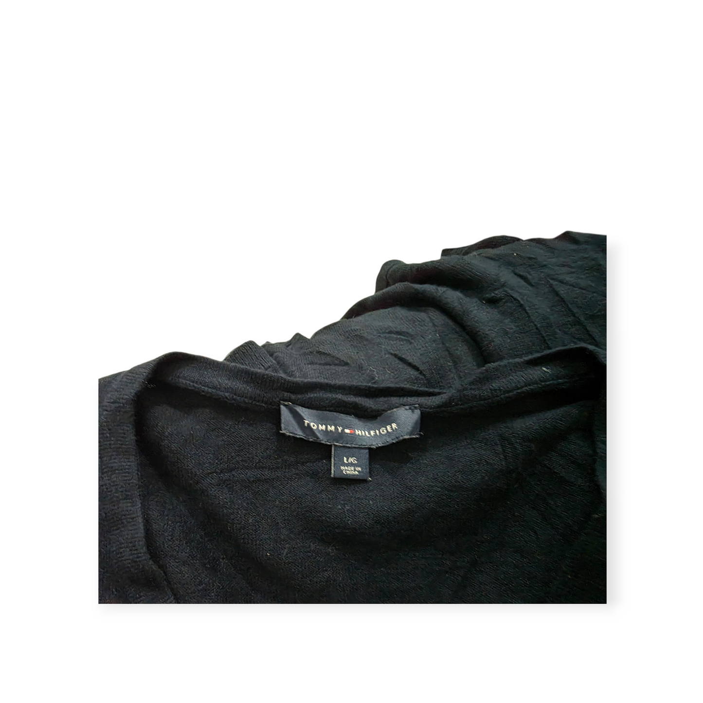 Sueter Tommy Hilfiger Grande L Azul Marino Con Estoperoles