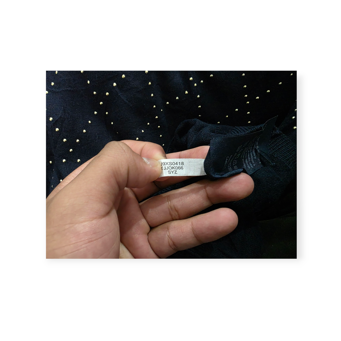 Sueter Tommy Hilfiger Grande L Azul Marino Con Estoperoles