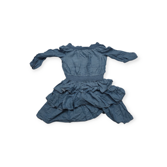 Vestido Michael Kors Azul Acero De Mujer Mediano