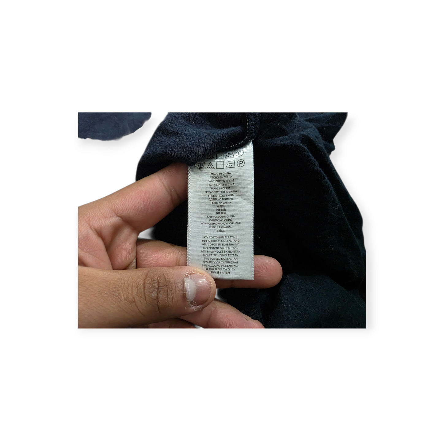 Blusa Michael Kors Mediana M Azul Marino Cierres Manga Larga