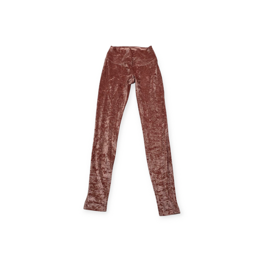 Legging Lululemon De Terciopelo Rosa Talla 6