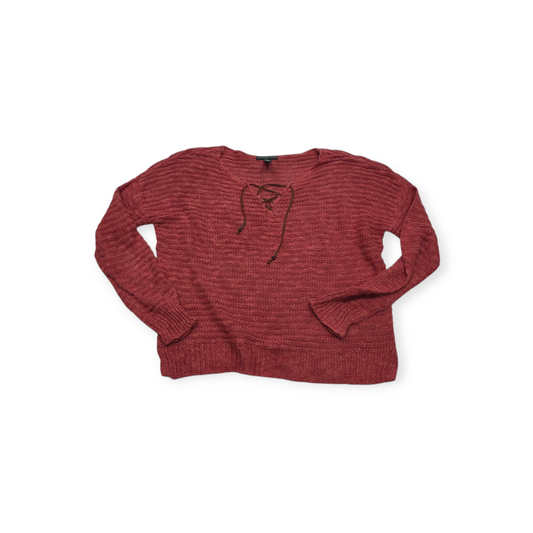 Blusa Ralph Lauren De Lino Chico S Coral Oscuro Manga Larga