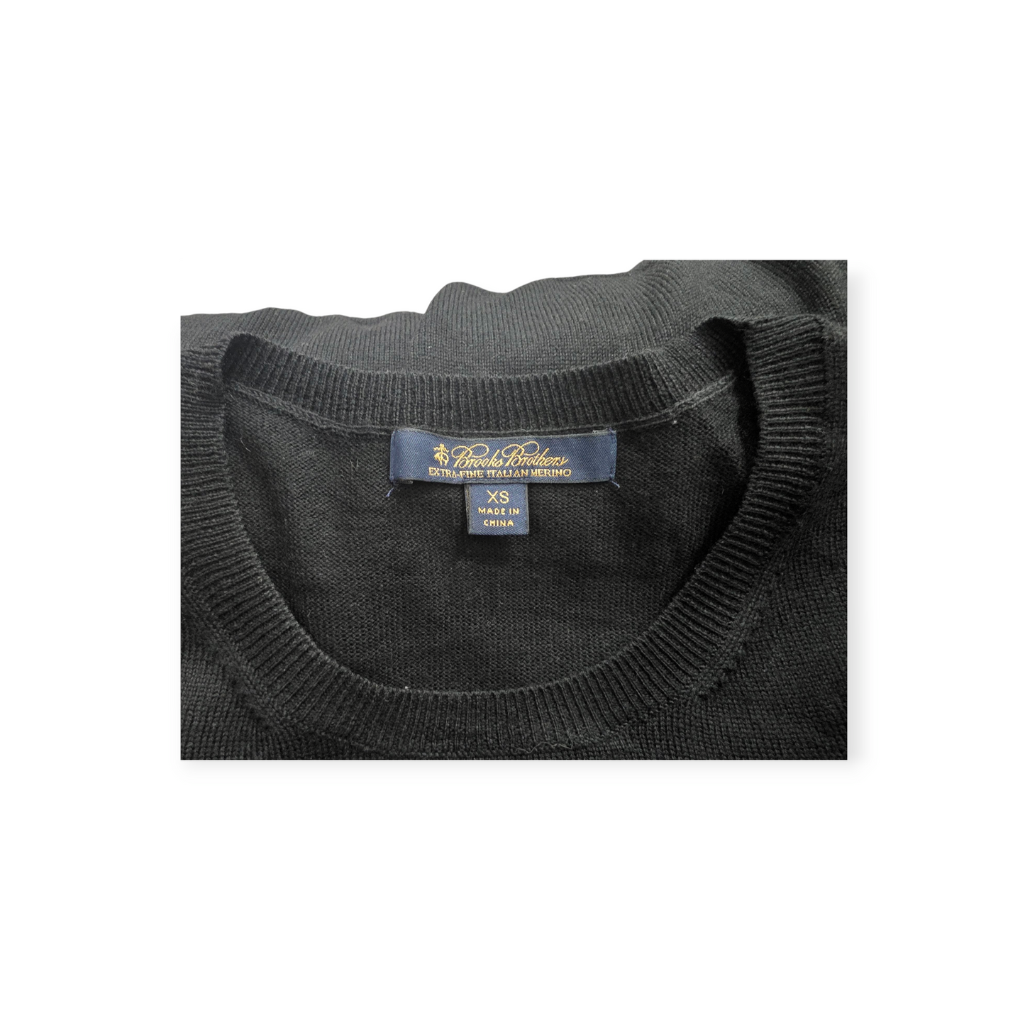 Blusa Brooks Brothers Xchico Xs Color Negro Sin Mangas
