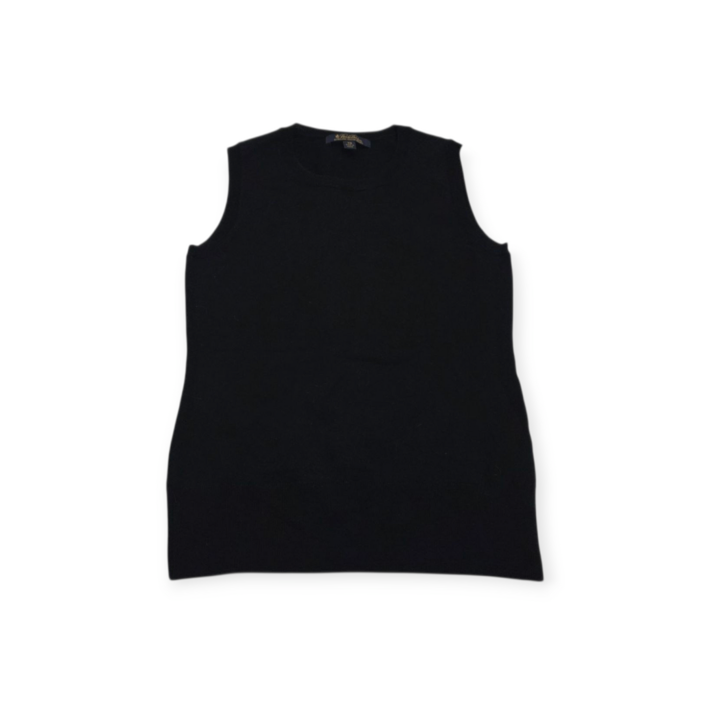 Blusa Brooks Brothers Xchico Xs Color Negro Sin Mangas