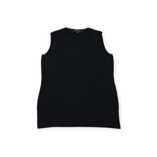 Blusa Brooks Brothers Xchico Xs Color Negro Sin Mangas