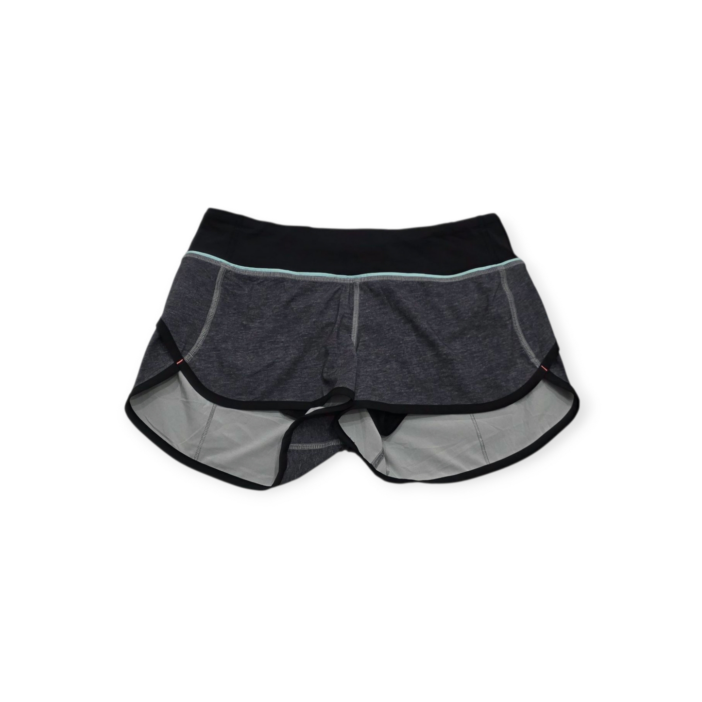 Short Lululemon Talla 4 Gris Con Negro