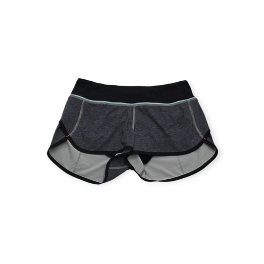 Short Lululemon Talla 4 Gris Con Negro