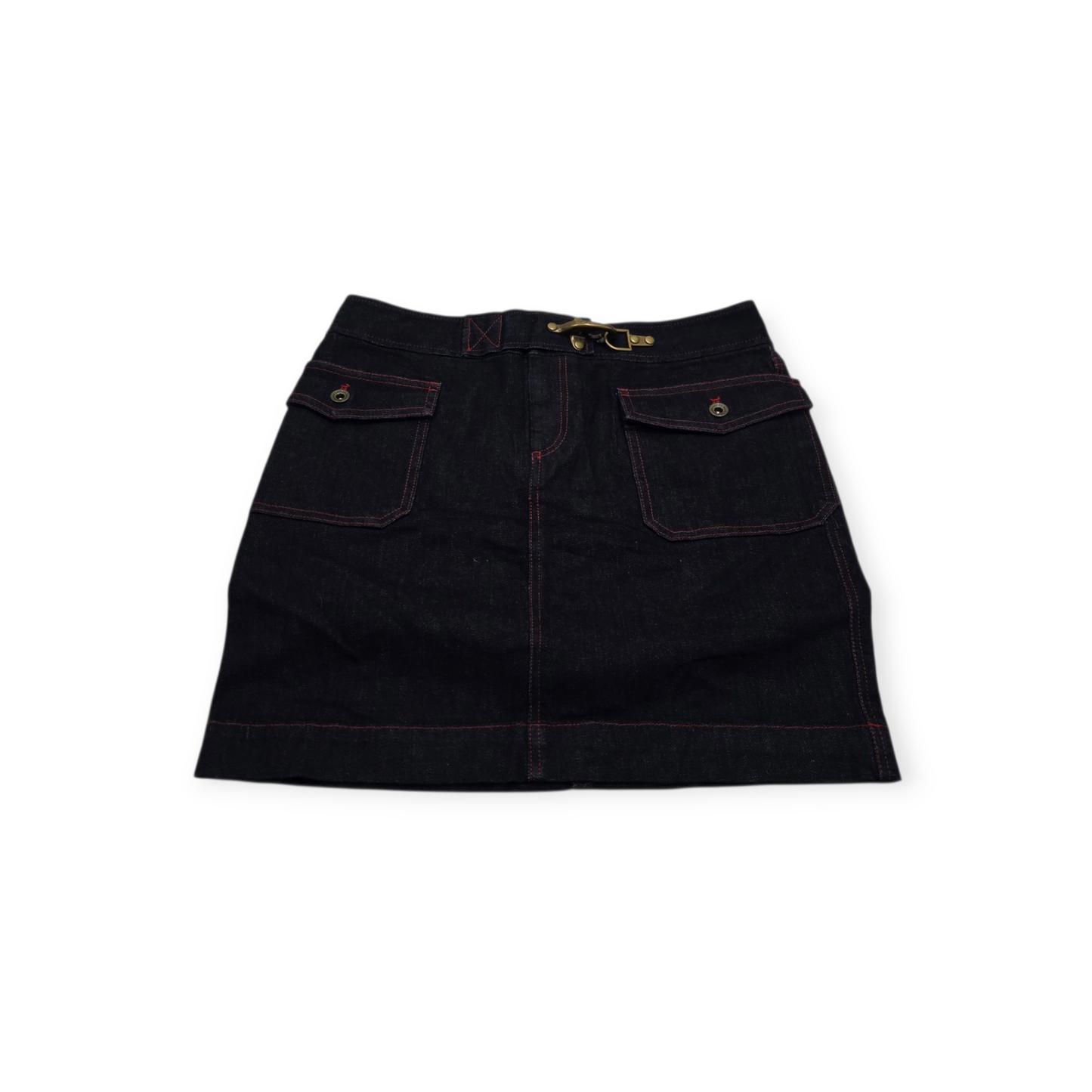 Falda De Mezclilla Ralph Lauren Talla 6 Azul