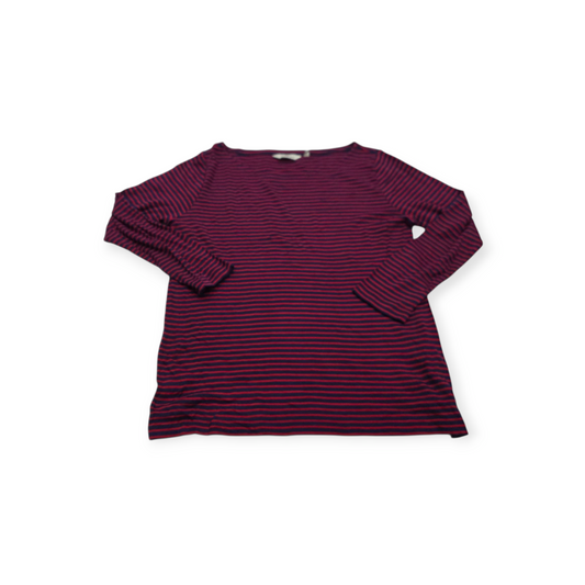 Playera Vineyard Vines Grande L Roja Con Lineas Azules
