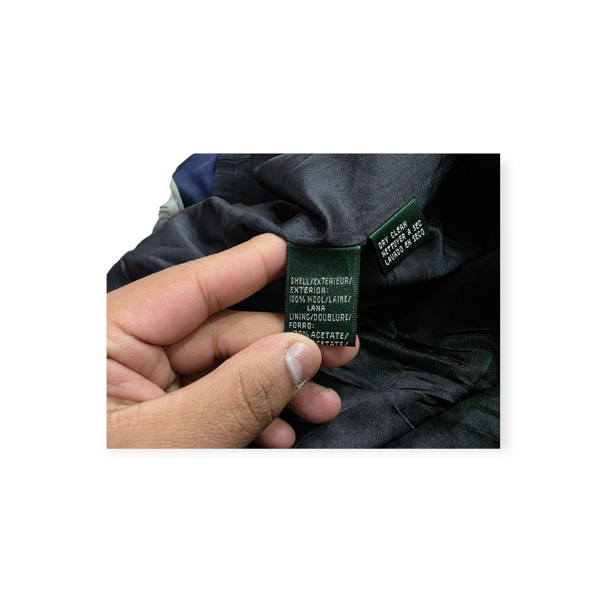 Blazer Ralph Lauren De Lana De Mujer Talla 14
