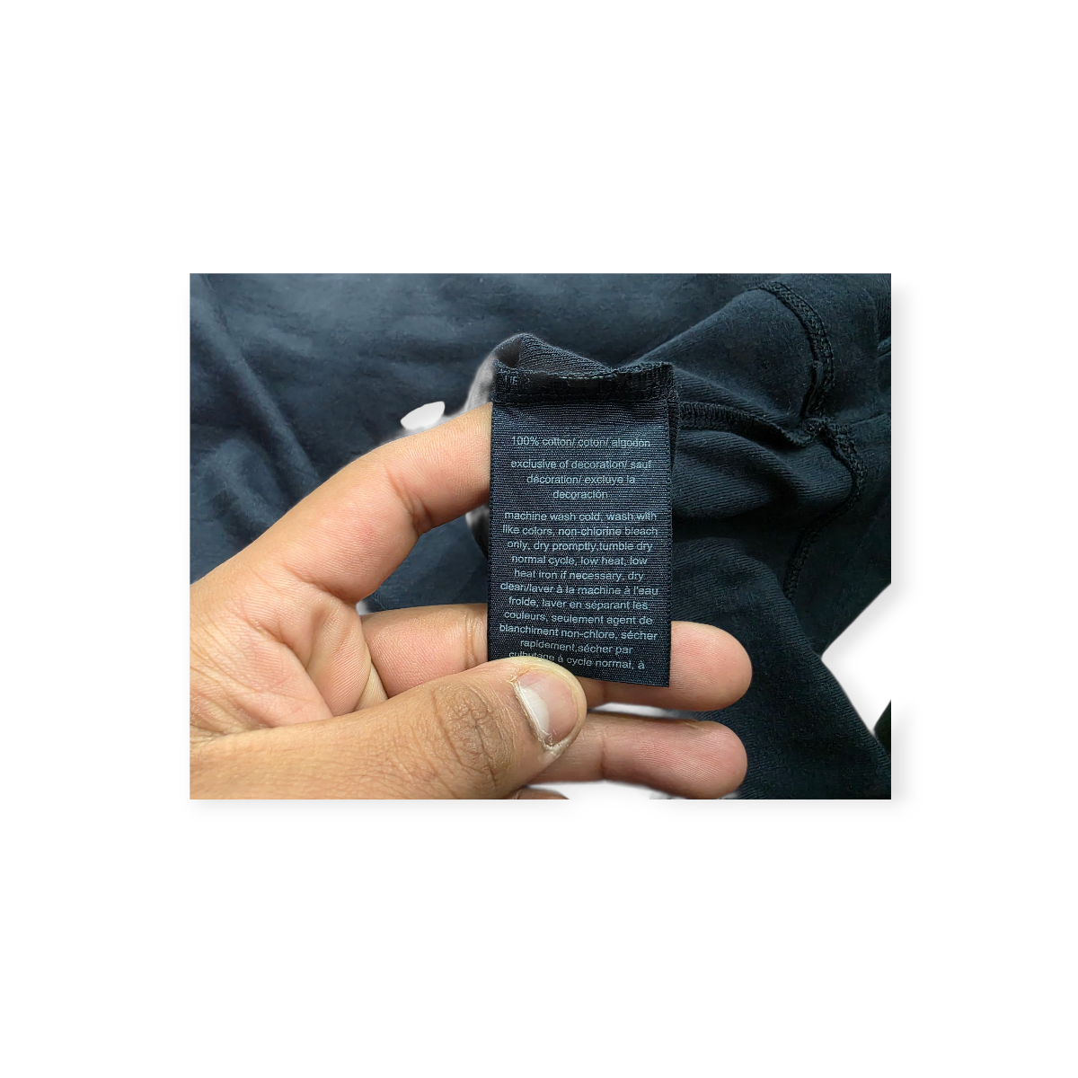 Playera Tommy Hilfiger Xgrande Xl Negra Manga Corta