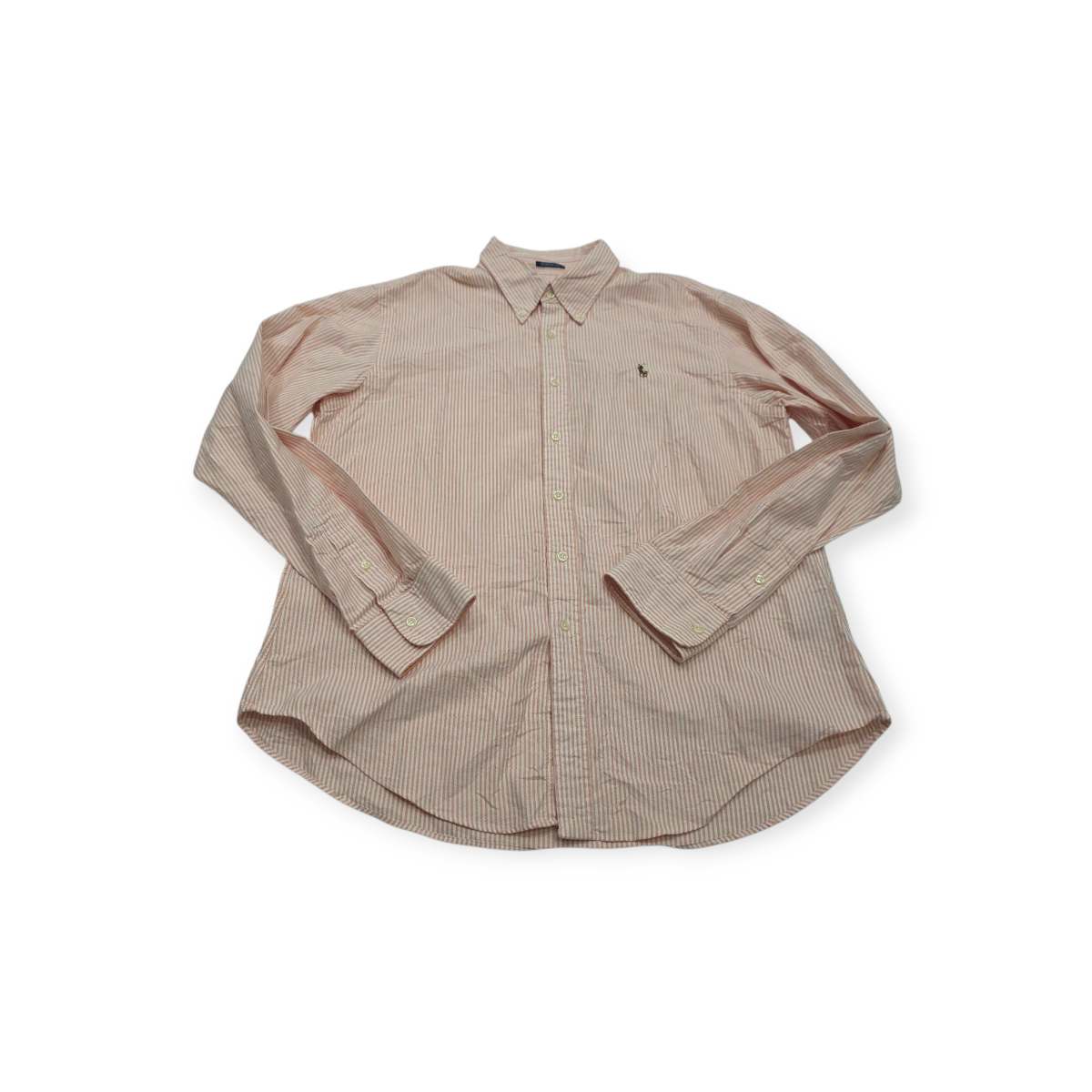 Camisa Ralph Lauren De Mujer Talla 16 Classic Fit Rosa Claro
