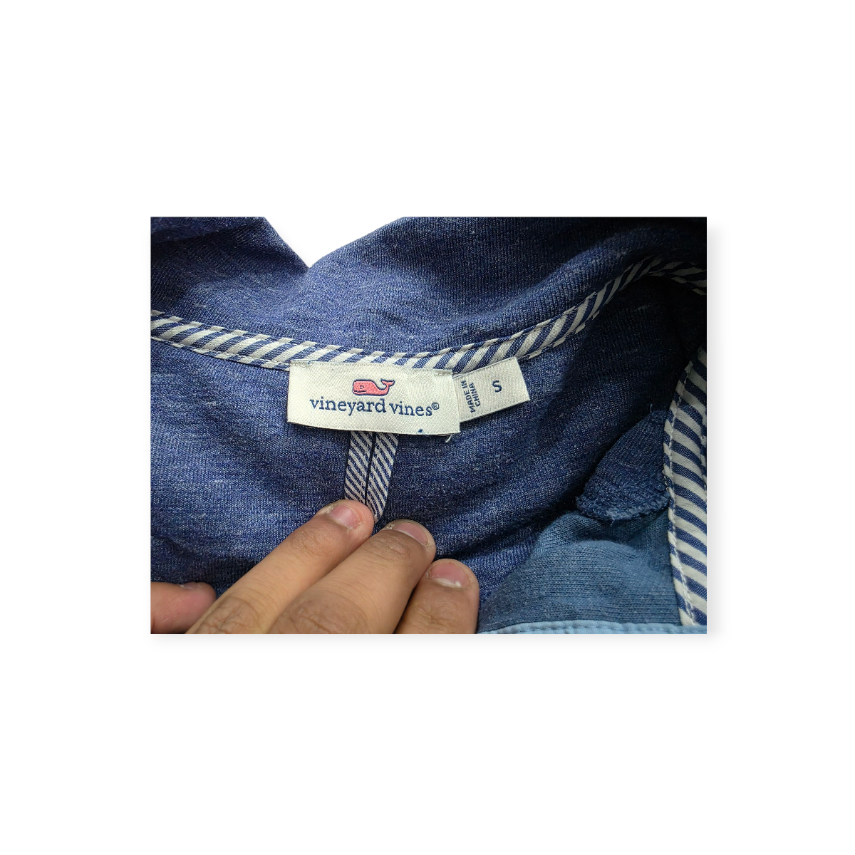 Sudadera Vineyard Vines Chico S Azul Acero De Mujer