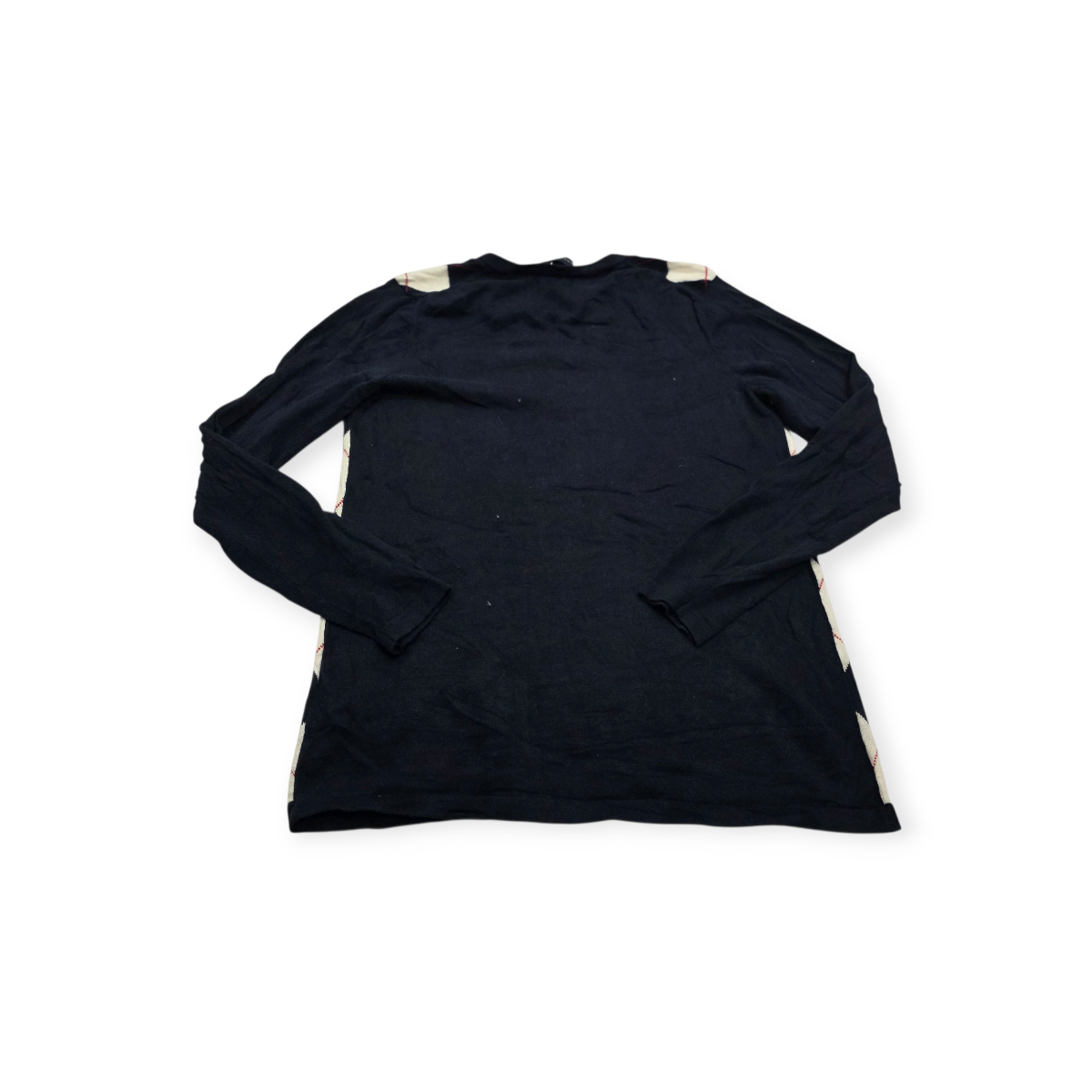 Sueter Tommy Hilfiger Mediana M Azul Con Rombos De Mujer