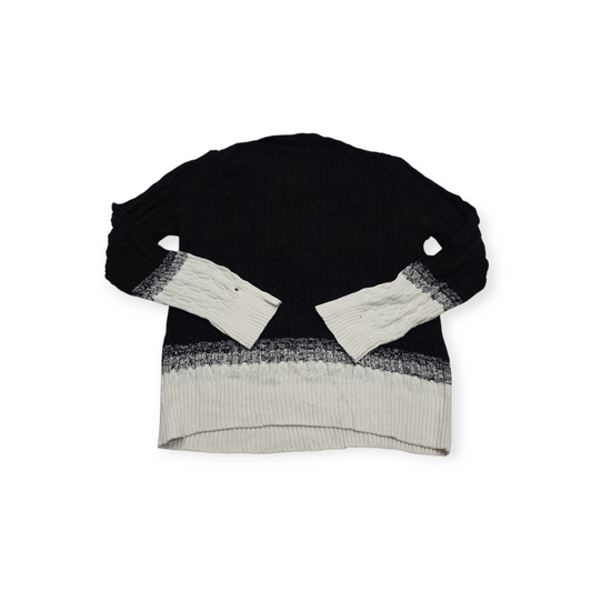 Sueter Tommy Hilfiger Grande L Negro Con Blanco