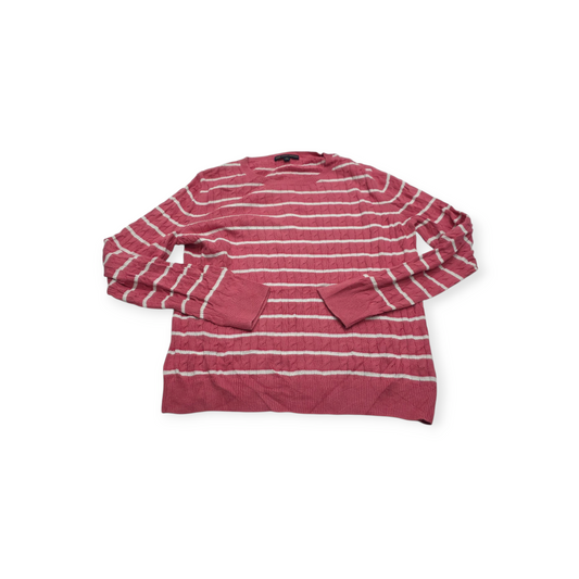 Sueter Brooks Brothers Xgrande Xl Coral Oscuro Con Lineas