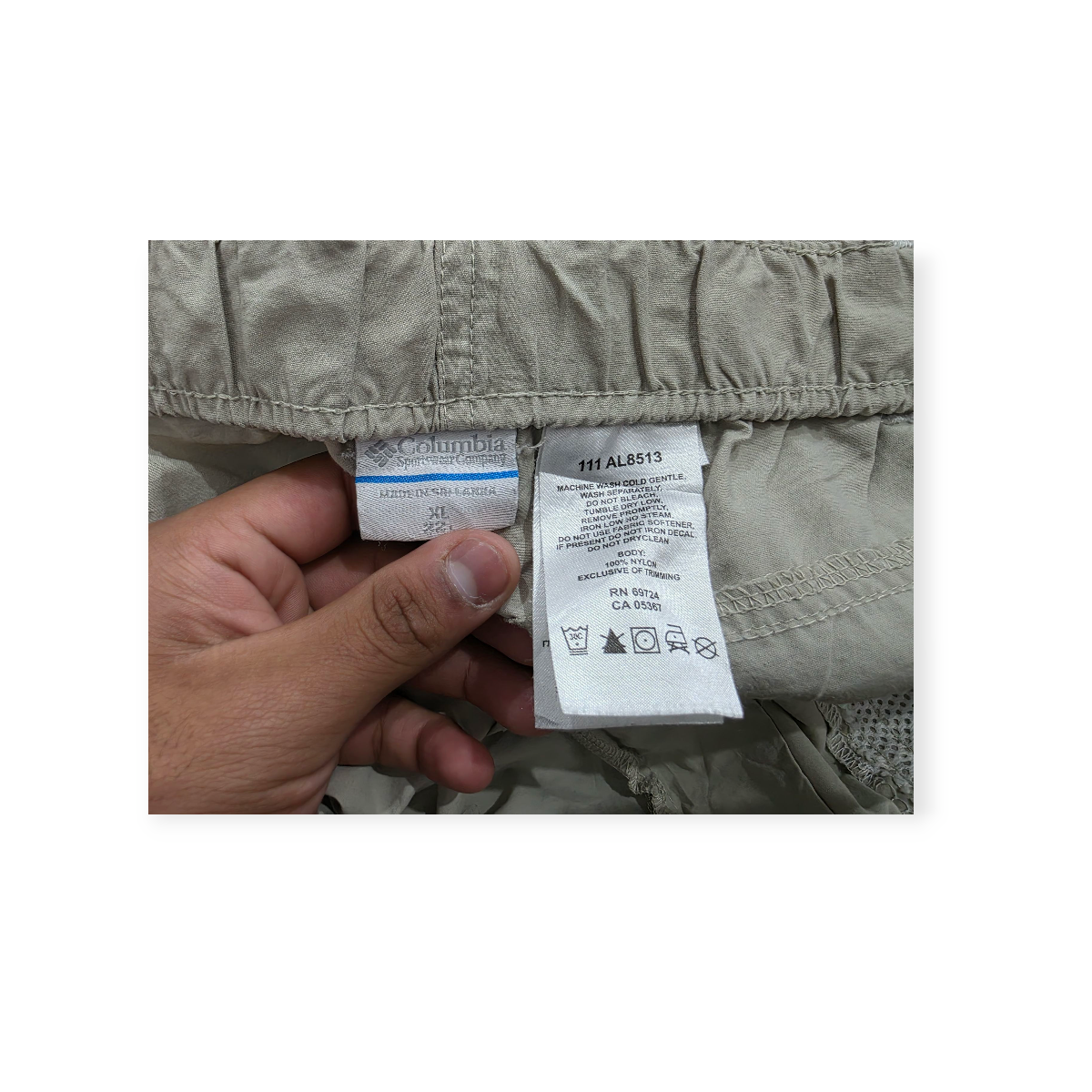 Pantalon Columbia Xgrande Xl Cafe Claro