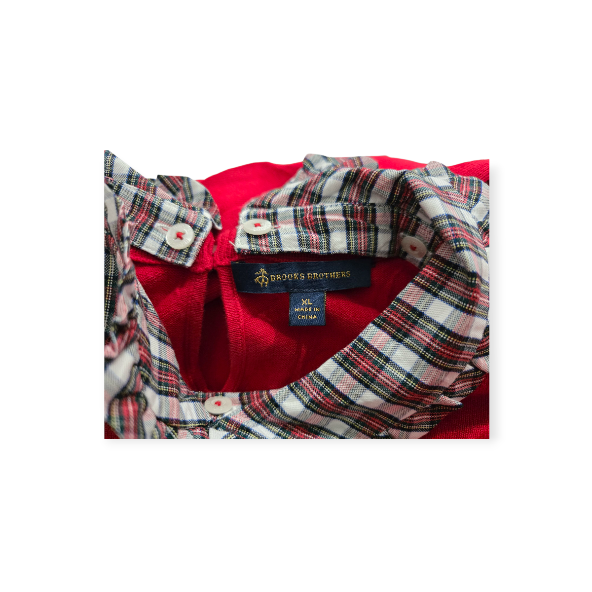 Sueter Brooks Brothers Xgrande Xl Rojo De Mujer