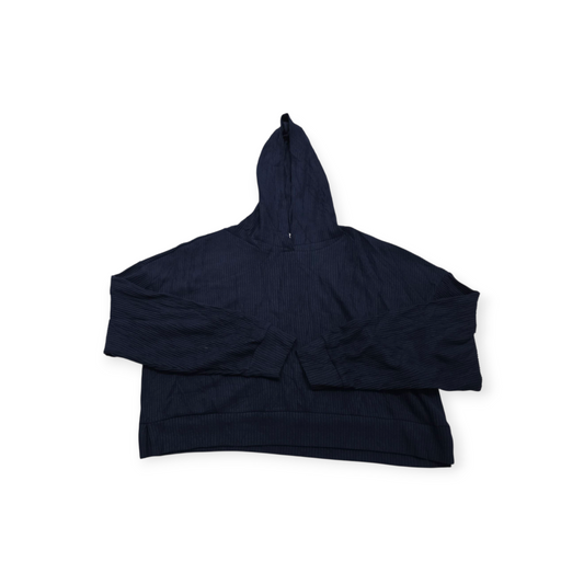 Sudadera Corta Alo Yoga Grande L Azul Marino