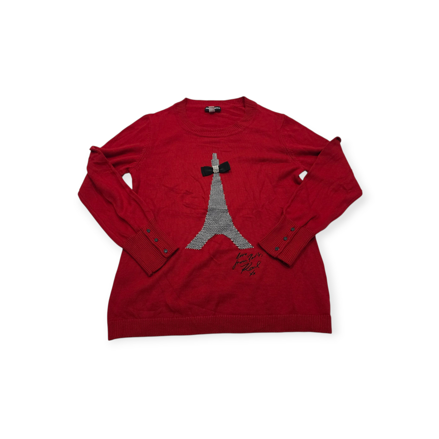 Sueter Karl Lagerfeld Grande L Rojo