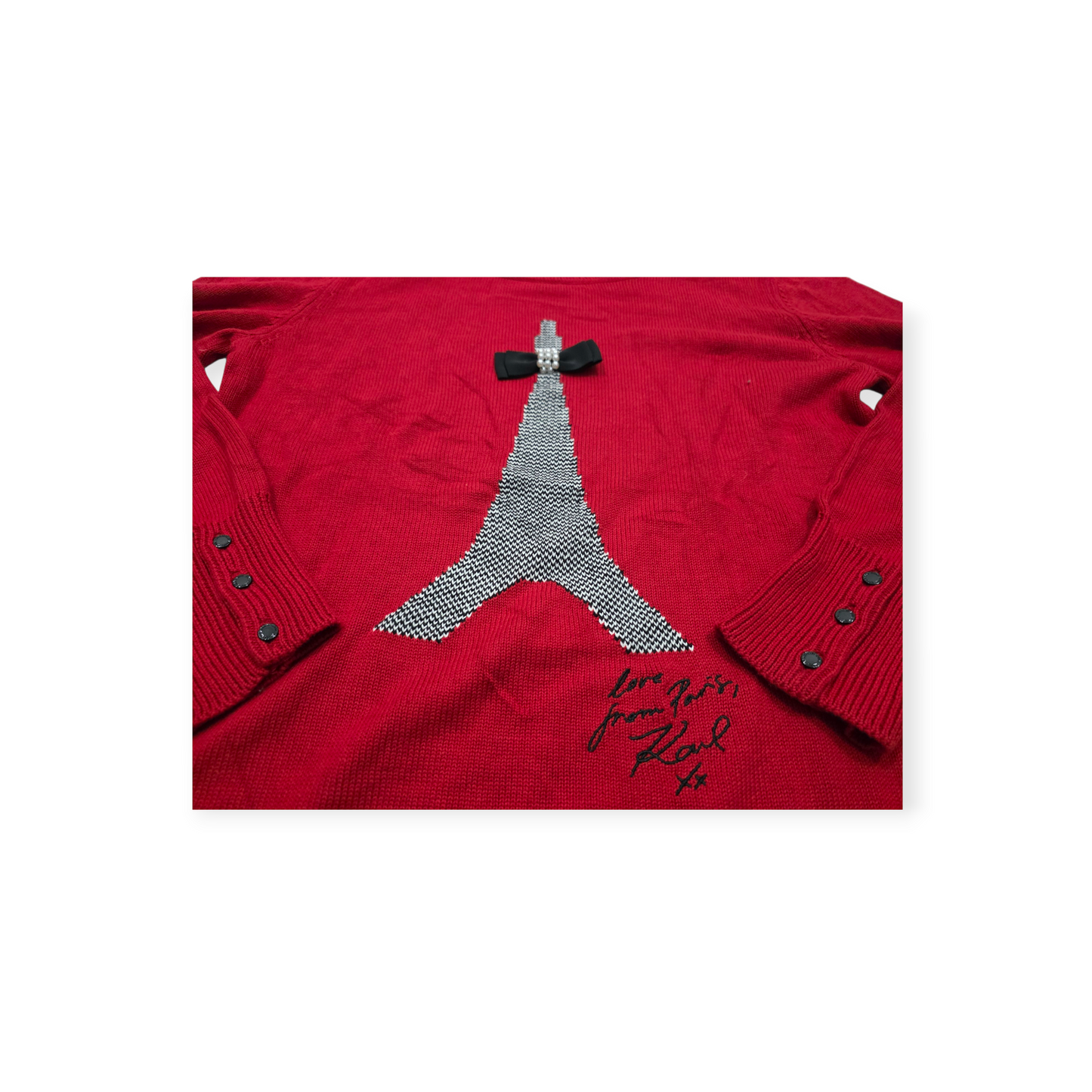 Sueter Karl Lagerfeld Grande L Rojo