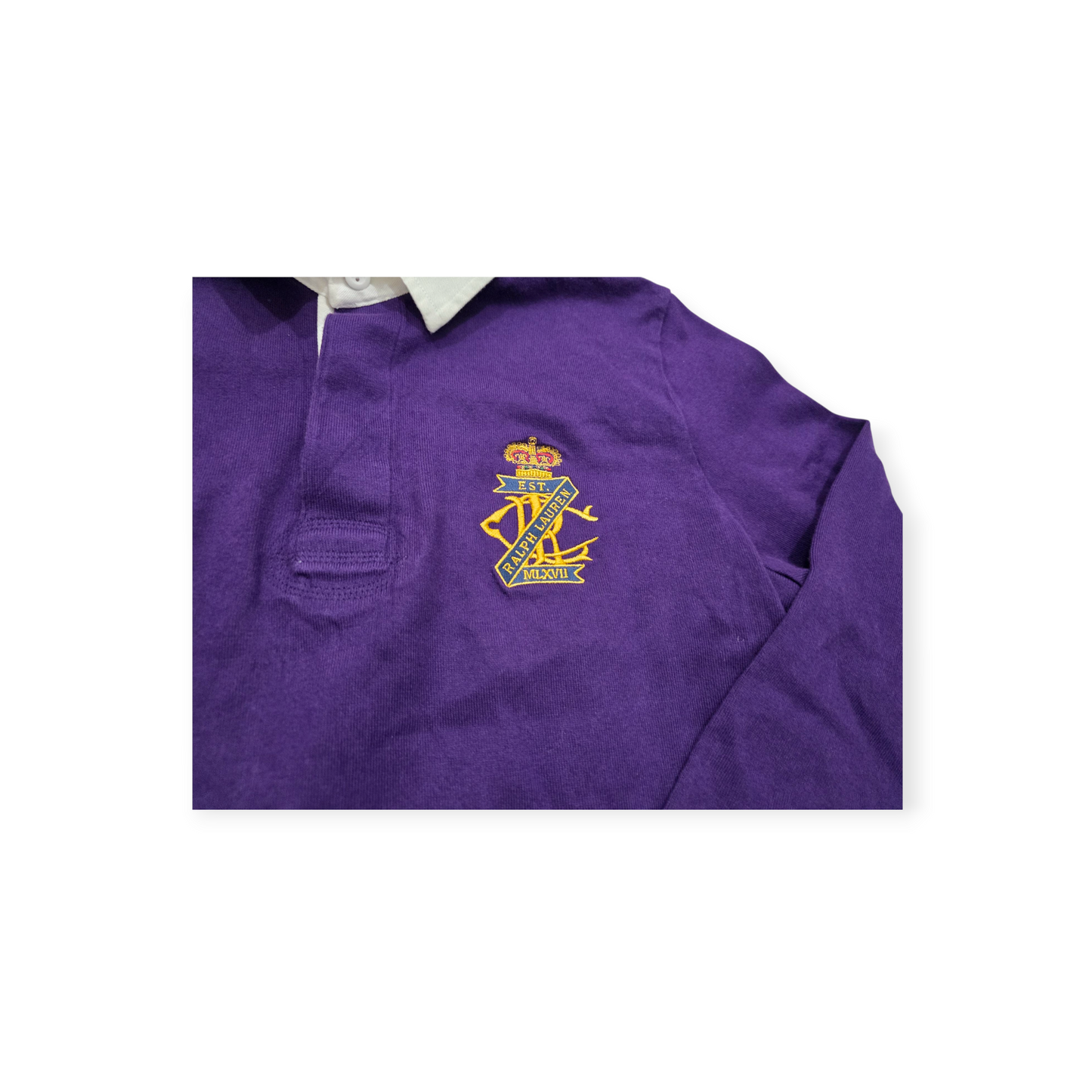Playera Ralph Lauren Sport Mediana M Color Morado De Mujer