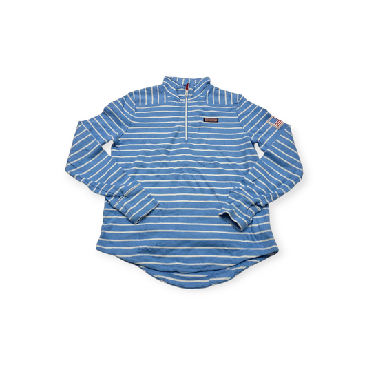 Sudadera Vineyard Vines Mediana M Azul Rayada Blanca