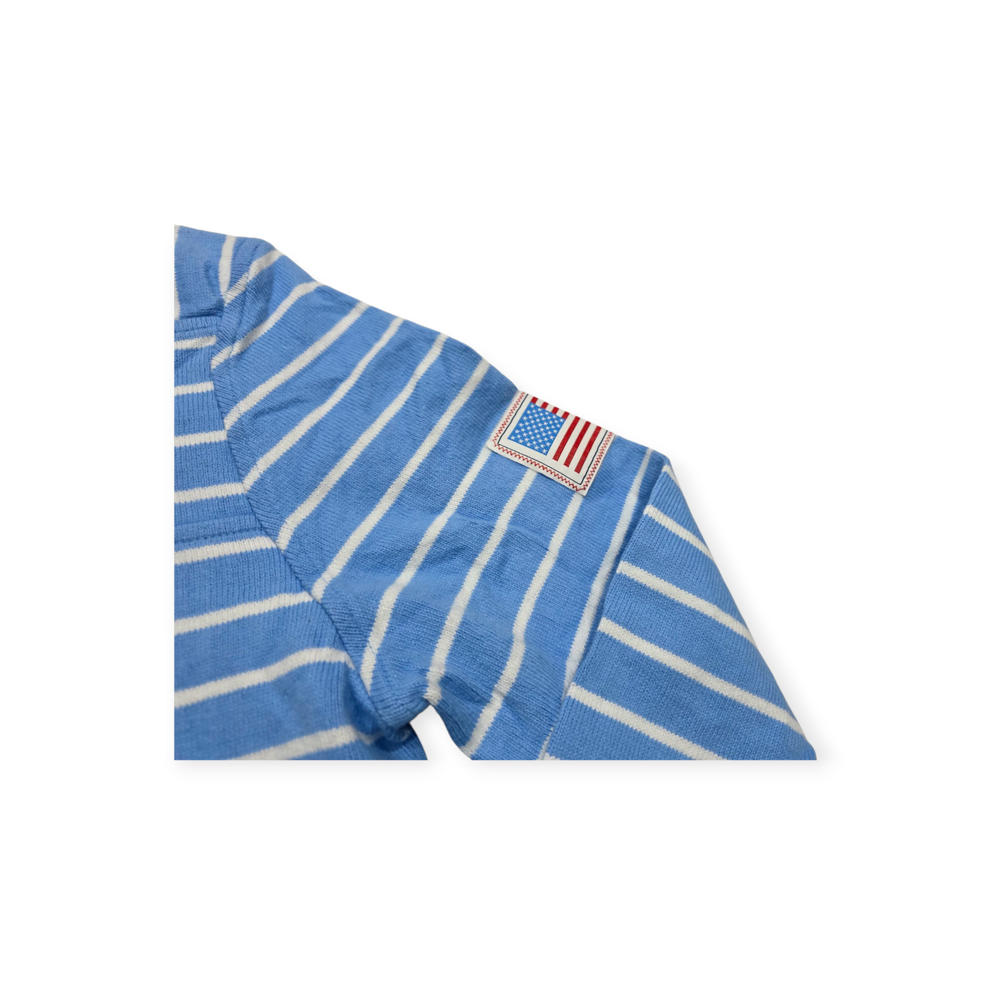 Sudadera Vineyard Vines Mediana M Azul Rayada Blanca
