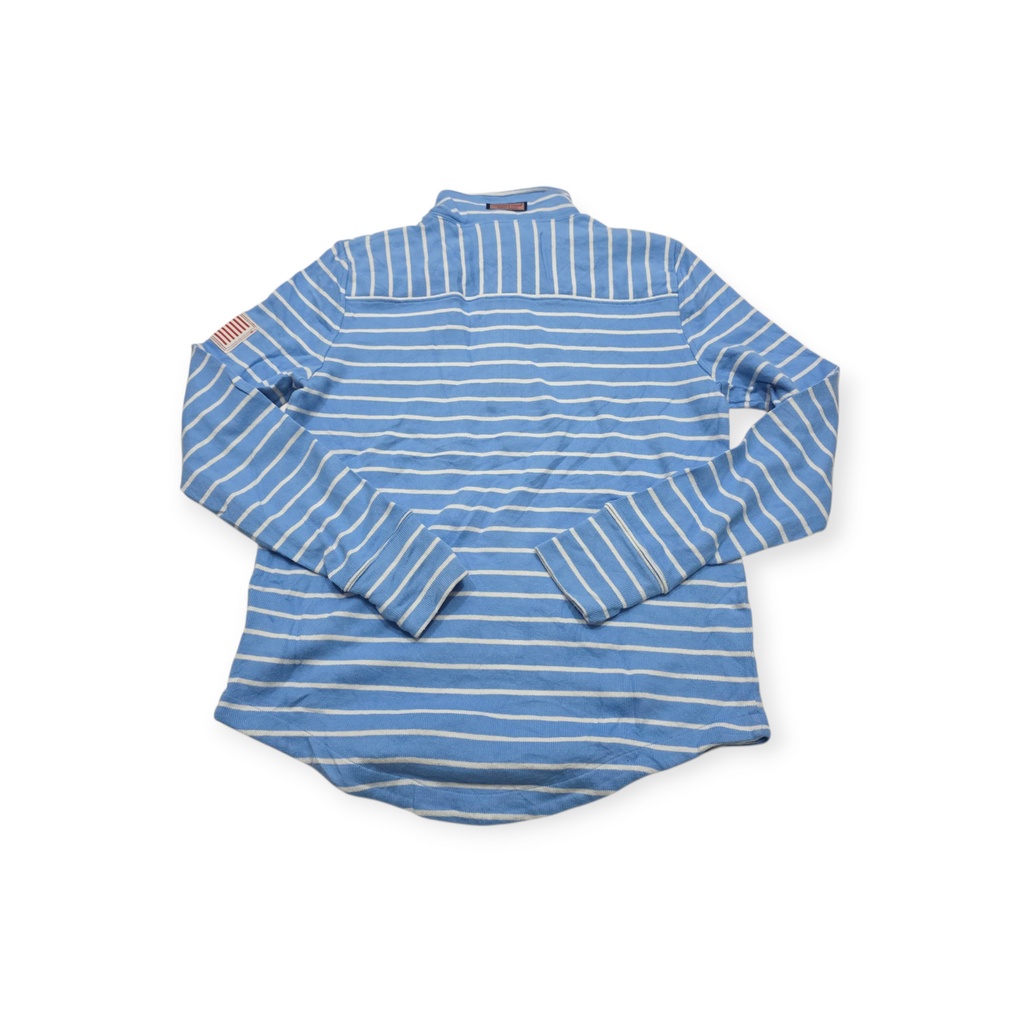 Sudadera Vineyard Vines Mediana M Azul Rayada Blanca