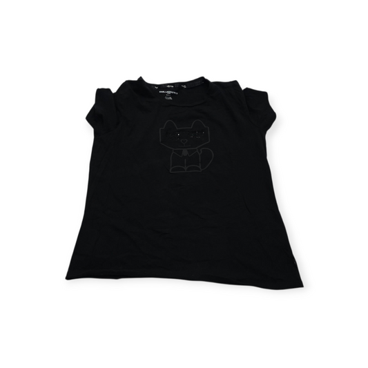 Playera Karl Lagerfeld Mediana M Negra Manga Corta